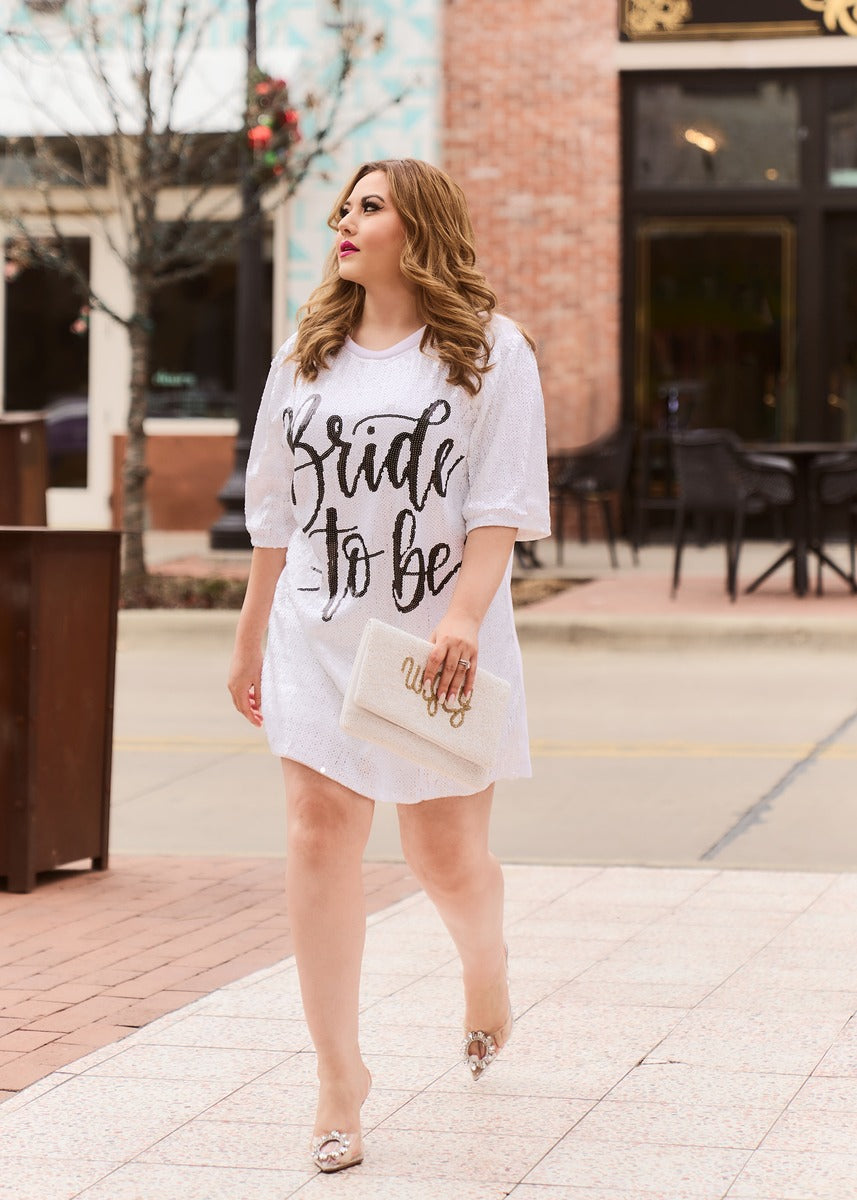 BRIDE TO BE T-SHIRT DRESS